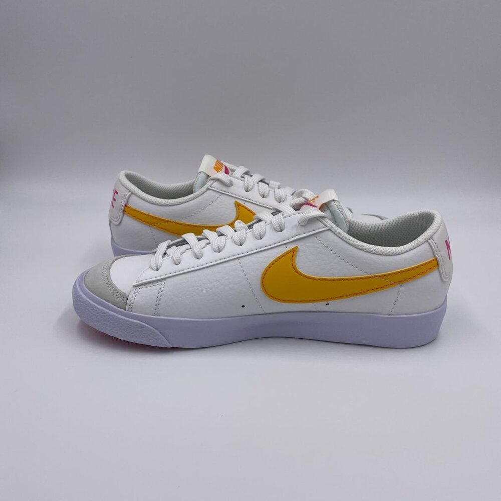 Nike Blazer Low 77' White / Gold Womens Shoes - Picture 2 of 8